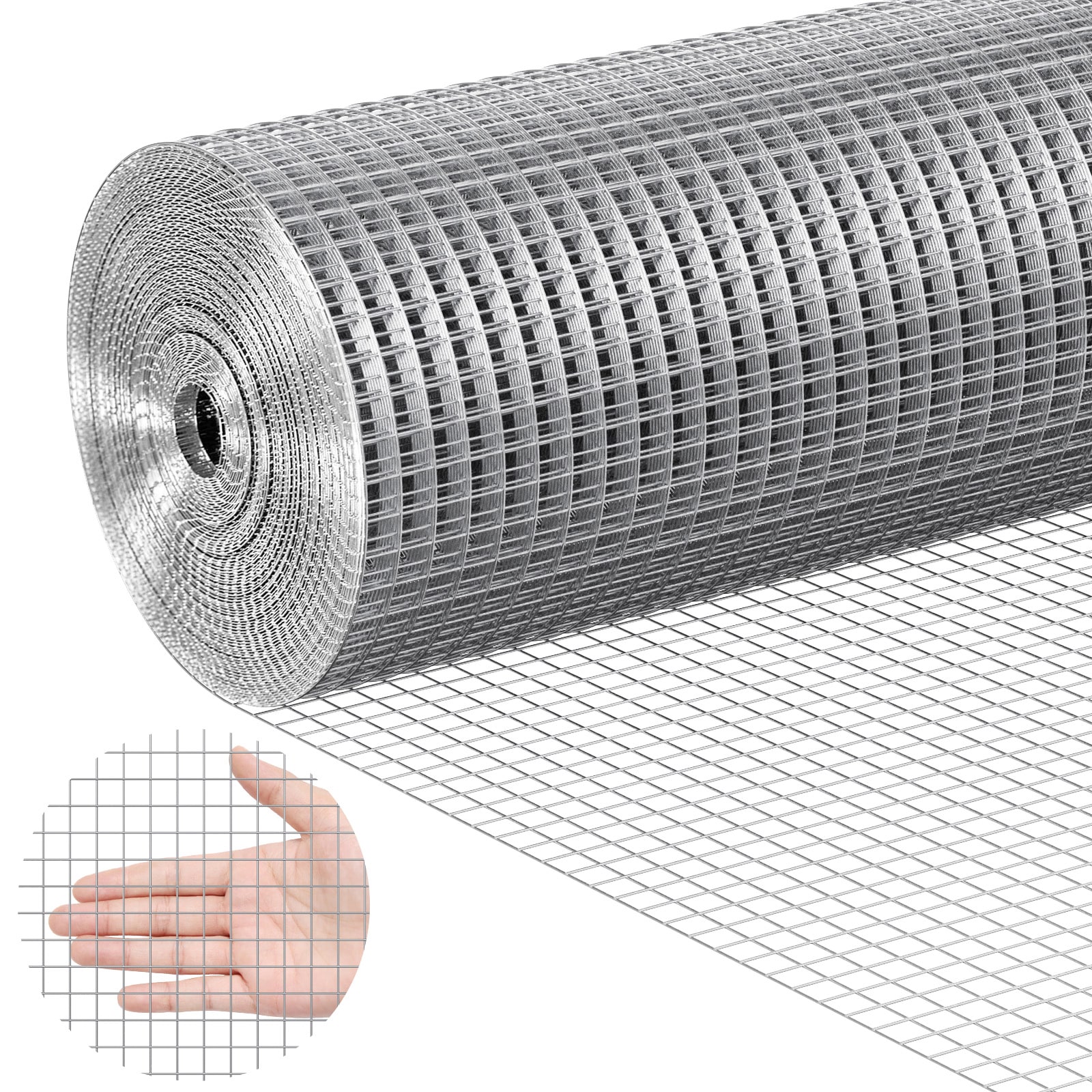 Galvanised Hardware Cloth Wire Mesh Roll For Garden Fencing_voghion.com